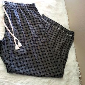 New Gilligan&O'malley sleepwear pajama bottom pants size XXL  elastic drawstring